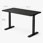 Ergonist Rise Standing Desk - 40" - Black