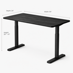 Ergonist Rise Standing Desk - 55"  - Black