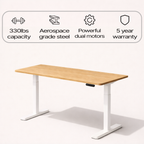 Ergonist Rise Standing Desk - 40" - Oak