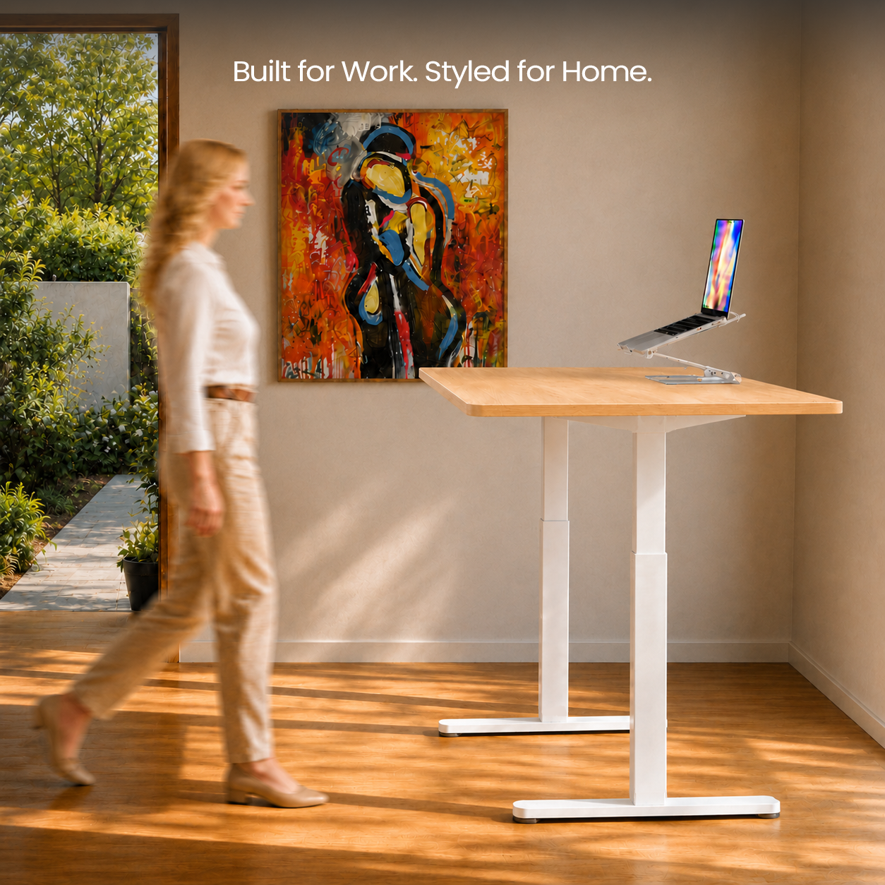 Ergonist Standing Desk - 55" - Oak