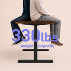 Ergonist Rise Standing Desk - 55" - Rustic