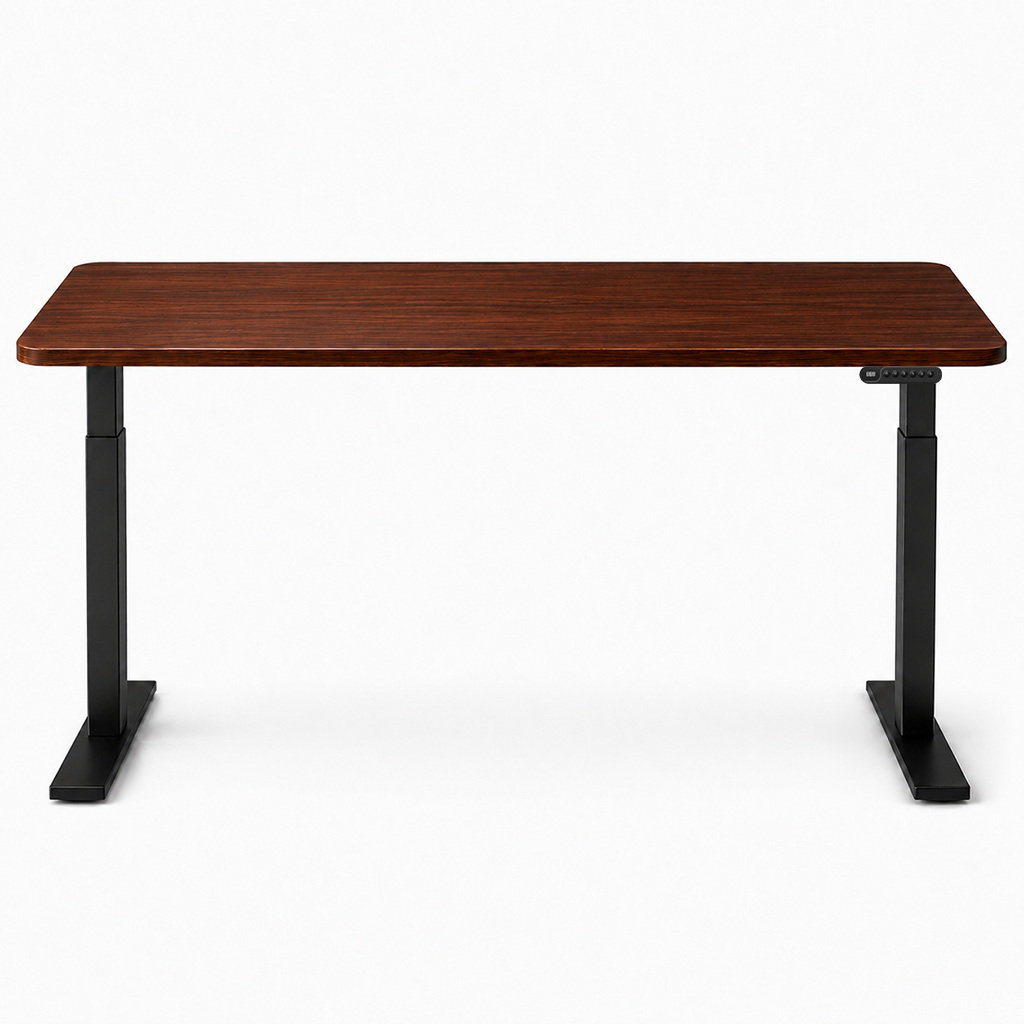 Ergonist Rise Standing Desk - 55" - Walnut