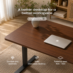 Ergonist Rise Standing Desk - 55" - Walnut