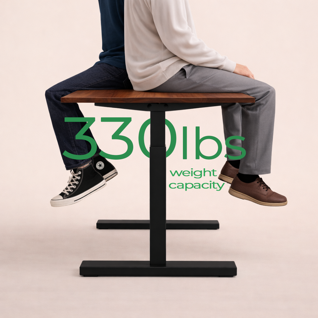 Ergonist Rise Standing Desk - 55" - Walnut