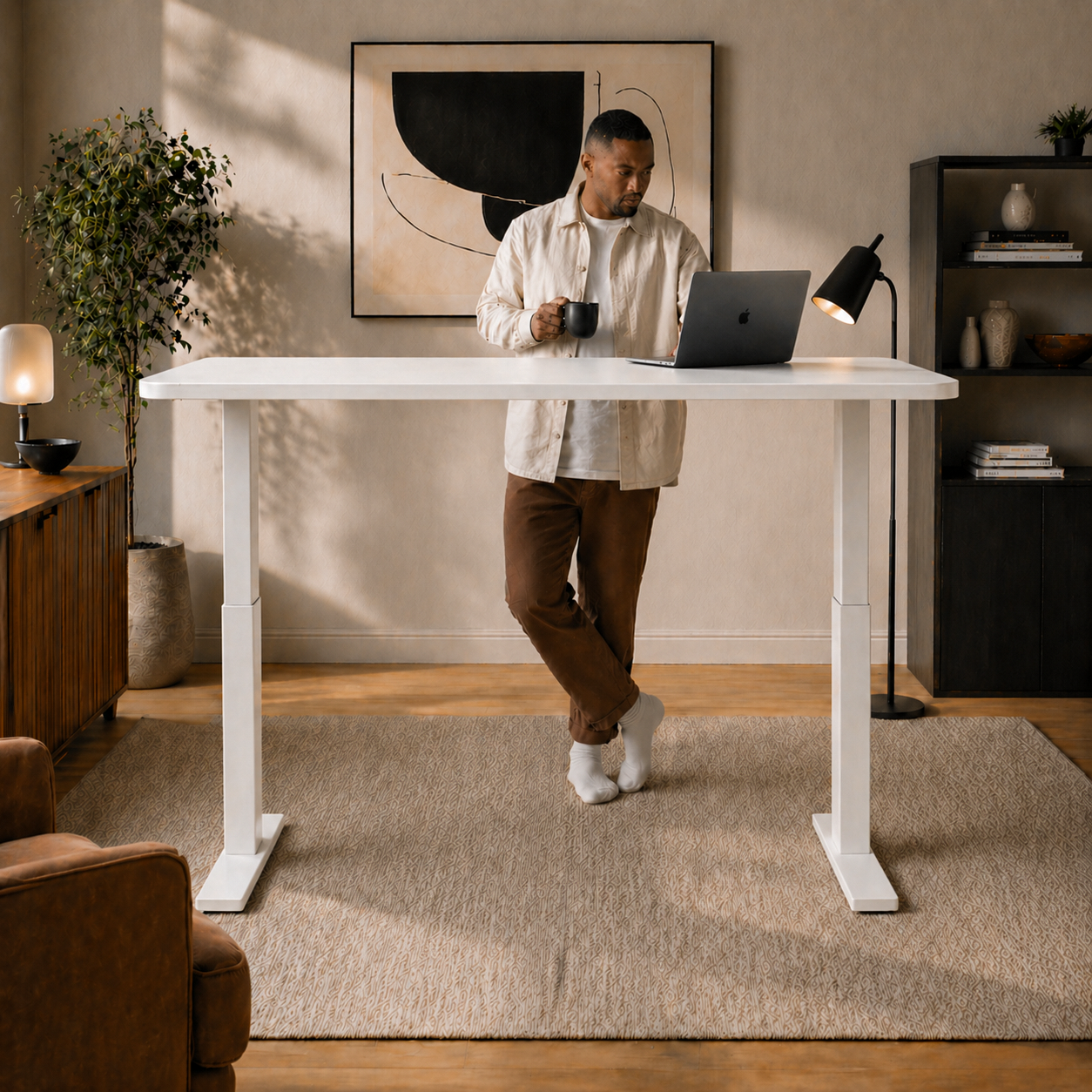 Ergonist Rise Standing Desk - 48" - White